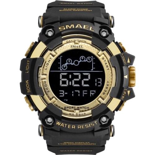 SMAEL Watch Men Sports Watches Men Led Digital Watches Waterproof Military Watches Men 1802 relogio masculino horloge heren