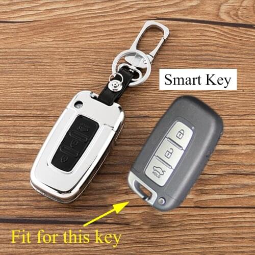 Key Bag Shell Holder Case Bag Fob Chain Cover Parts Fit For Hyundai Elantra Sonata8 IX35 Veloster Rohens Accessories Decorate