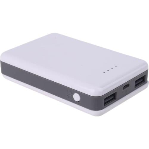 DIY Power Bank Kit Box Case 18650 Battery Charger with Dual USB Output Power Adapter for Mobile Phone Tablet Cellphone