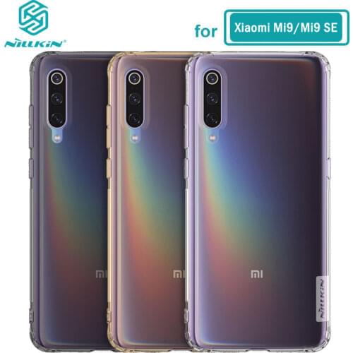 Xiaomi Mi 9 Case 6.39'' Nillkin Nature Transparent Clear Soft Silicon TPU Protector Cover for Xiaomi Mi9 9T Pro Case