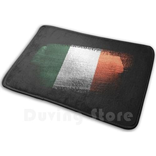 Ireland Brush Stroke Irish Flag Mat Rug Carpet Mat Rug Carpet Anti-Slip Floor Mats Bedroom Fashion Carpet Mat Rug Carpet Carpet