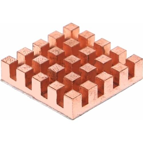 Pure Copper Cooler Heat Sink Back Memory RAM Sink Cooling For MOS DDR VGA GPU IC Chip Heatsink 17x17x4mm C26