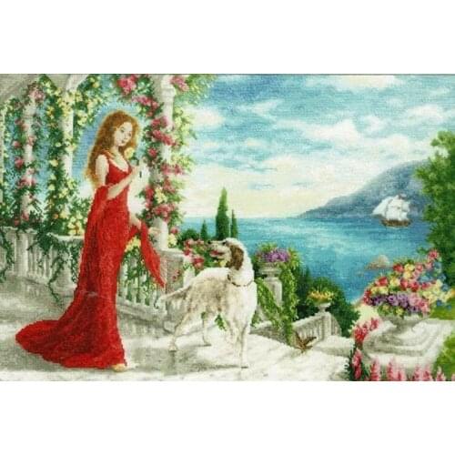 Top Manufacturer Embroidery Spring in Crimea Cross Stitch Kits with 100% Cotton Flosses & Free Shipping for Wall Decor & Gifts