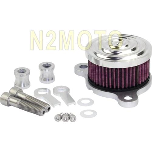 Motorcycle Rough Craft Aluminum Air filter Intake Cleaner for Harley Sportster XL883 XL1200 2004-UP