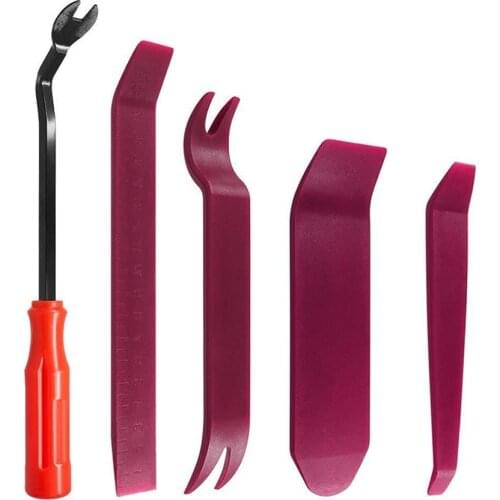 Trim Removal Tool Set Nylon Bumper Fastener Rivet Clips Car Door Clip Panel Audio Video Dashboard Dismantle Kits Car Pry Tool