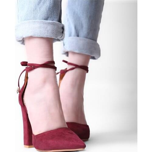 New Lace Up High Heels Womens Sandals Summer Shoes Woman Ladies Pumps Sexy Thin Air Heels Footwear Woman Shoes