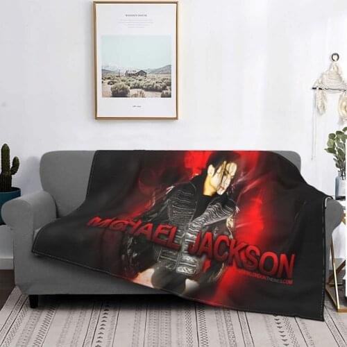 Michael Jackson 1252 Blanket Bedspread Bed Plaid Survival Blanket Anime Rug Picnic Blanket