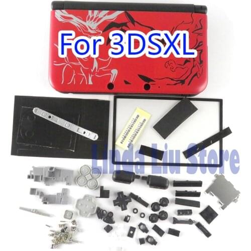 For 3DS XL LL Front Back Faceplate For Nintendo 3DSXL 3DSLL Full Housing Shell Case With Buttons Conductive Screen Lens