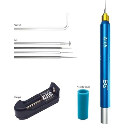 Rechargeable Portable IC Chip Electric Grinding Pen Repair IC Chip Phone CPU Polishing /Cutting Motherboard Metal Engraving Pen