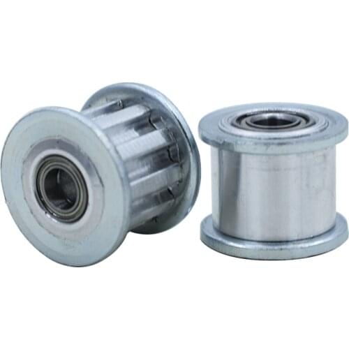 XL 16T Timing Belt Idler Pulley With/No Teeth 3/4/5/6/7/8/9mm Bore Idle Pulley 11mm Belt Width Bearing Synchronous Wheel