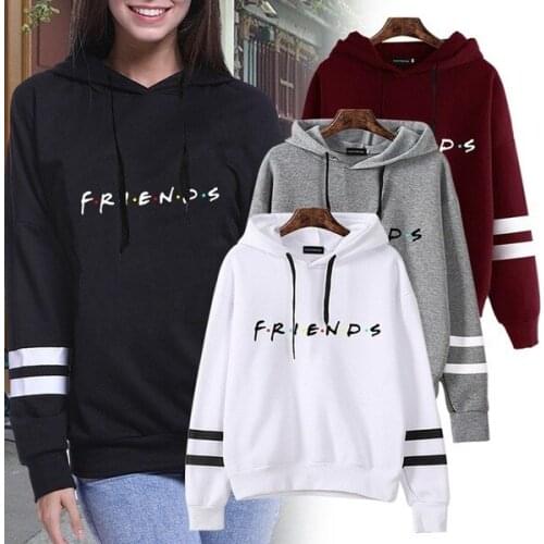 FRIENDS Printed Sweatshirt Hoodies Women/Men TV Show I'll Be There for You Hoodie Sweatshirts Fashion Fleece Warm Jacket Coat