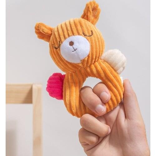 Pet Products Plush Sound Interactive Dog Toy Molar Teeth Colorful Hand Dog Bite Pet Toy Dog Toy