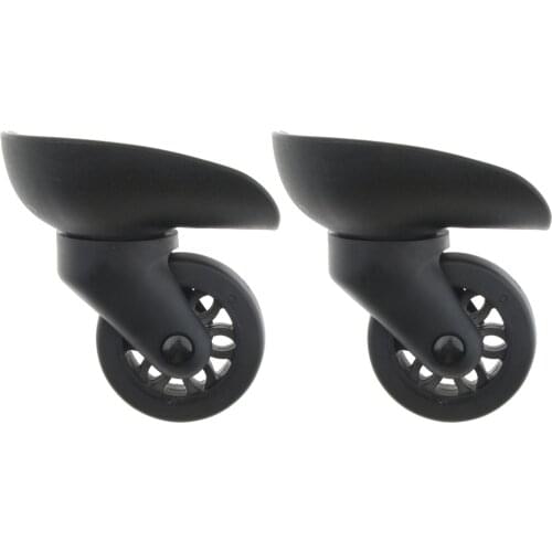 2pcs Universal Swivel Suitcase Luggage Casters Replacement Wheels A35-Size L