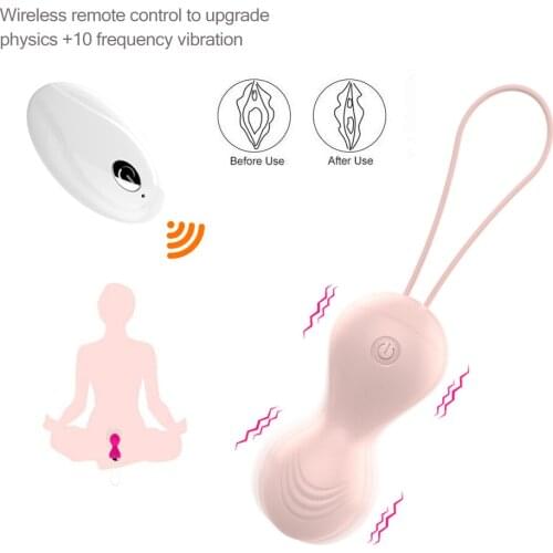 Vagina Ball G Spot Vibrators Wireless Jump Egg Vaginal Muscle Tighten Massager Sex Toys Shop For Women Female Adult Masturbator