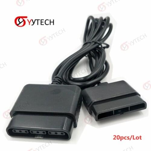 YYTECH 20pcs Game Extension Line for PS1/PS2 Controller Dance Pad Wheel Gun Console Cable