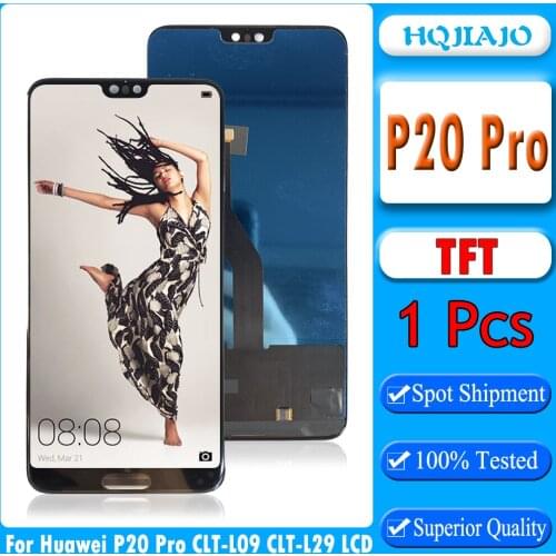 6.1'' TFT LCD For Huawei P20 Pro LCD CLT-L04 CLT-L09 CLT-L29 Display Touch Screen Digitizer Assembly Replacement