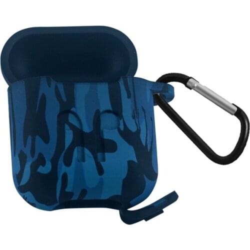 16 Styles Earphone Case For Apple Airpods 1/2 Fashion Silicone Ahockproof Protective Cover With Carabiner Clip Easy To Carry