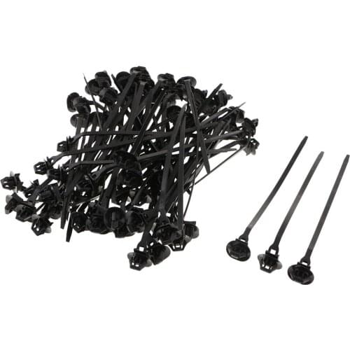 70 Pieces 185mm Nylon Cable Zip Ties Wrap Fasten Self-Locking Tie-Wrap Wire