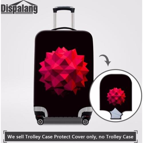 New Geometric Spandex Elastic Antifouling Suitcase Cover Portable Travel Luggage Cover S/M/L/XL Apply To 18"-32" Trolley Case