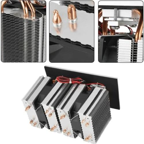 Electronic Semiconductor Refrigeration 12V DIY Refrigerator Cooler Cooling System Kit DIY Refrigerator Cooler 240W 2*12710