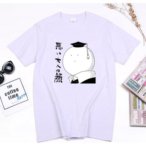 Assassination Classroom T Shirt Harajuku Hot Sale Manga Print Tops Women Men Hipster Streetwear Summer Fashion Harajuku Tee