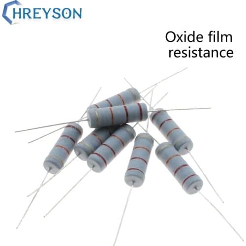 20Pcs 5W 0R-22M Oxide Film Set Of Resistor 5% Tolerance 100K 330K 680K 1M 2M 2.7M 3M 3.9M 15M 22M 10 ohm Electronics Resistance