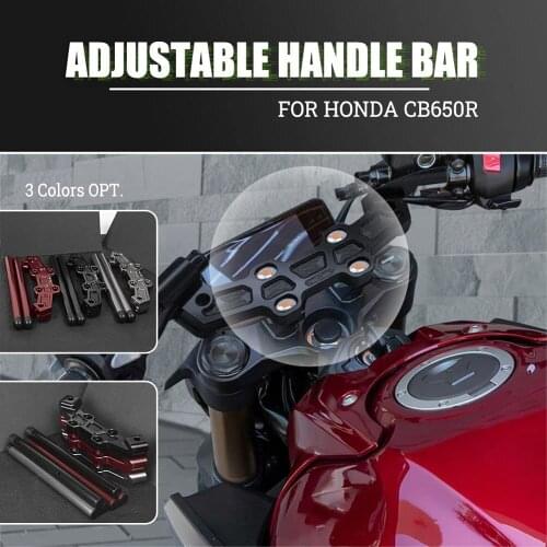 Motorcycle Accessories Handlebar Clip On Ons Fork Handlebars Handle Bar with Adapter for Honda CB 650R 2019 2020 2021 CB650R New