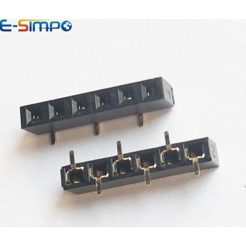 50pcs 2.54mm SMD Short Version PH5mm Single Row SMT 1X6P 8P 10P Stackable PCB Female Pin Header Socket Connector