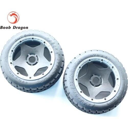 FVITEU Rubber Dirt tire front completed set for 1/5 HPI BAJA 5B Parts Rovan King Motor