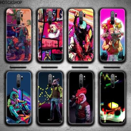 Popular game hotline miami 3 Phone Case for Redmi 9A 8A 7 6 6A Note 9 8 8T Pro Max Redmi 9 K20 K30 Pro