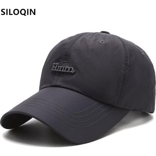 SILOQIN Snapback Cap Summer Womens Hat Ultra-thin Breathable Baseball Caps Mens Cap Adjustable Size Casual Couple Sports Cap