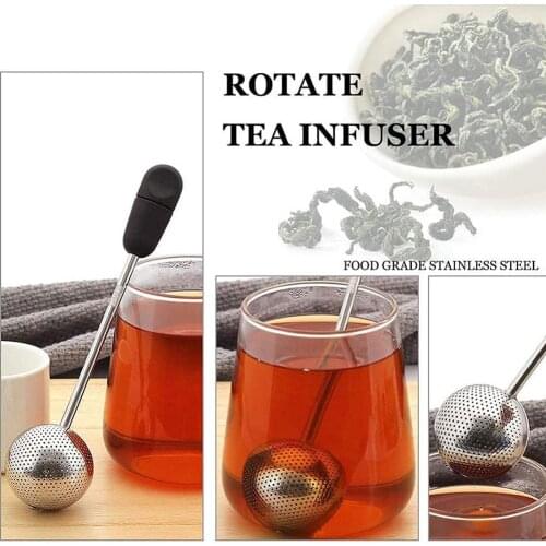 Steel Tea Infuser Ball Portable Fine Mesh Tea Filter Tea Drain Filter Mesh Coffee Separator Tea Maker Tea Tool