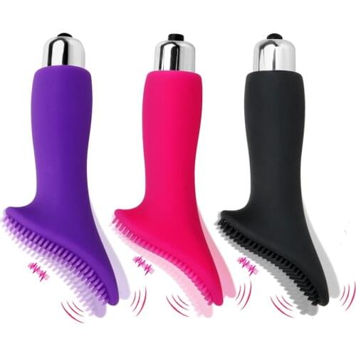 VATINE Brush Vibrator G-spot Massage Vaginal Clitoris Stimulator Thorn Finger Vibrator AV Rod Sex Toys for Women Sex Products