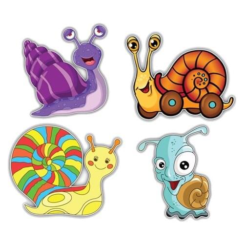 Happy Snail Vinyl Sticker Laptop Skateboard,Luggage,Wall ,Fridge Travel Luggage Car Windshield Bumper Motorcycle Helmet Decal