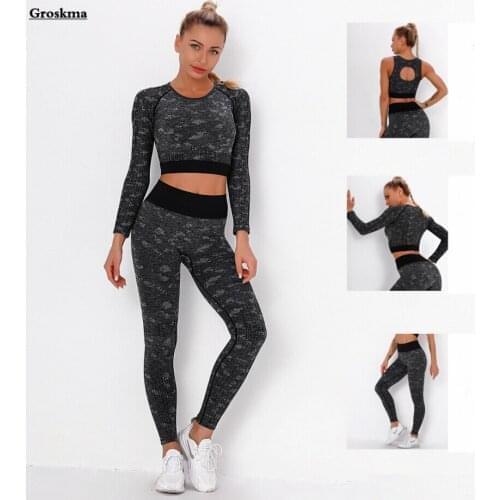 High Waist Seamless Leggings+Crop Top T Shirt+Sexy Bra Women Yoga 3 Piece Set Workout Running Sportswear Clothing Fitness Gym