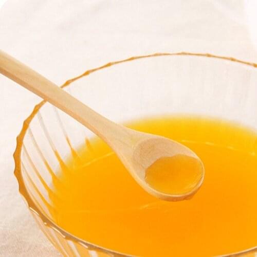 1PC Soup Spoon Wooden Milk Honey Spoons Solid Wood Tableware Long Handle Teaspoon Coffee Spoon Stir Stick Kitchen Accessories