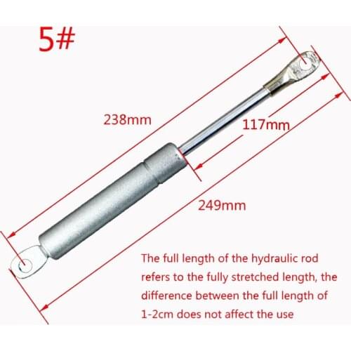1pc Full length 249mm range hood door hydraulic rod support rod telescopic pull rod stretch rod buffer pneumatic rod