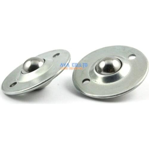 6 Pieces Flange Mount 5/8" Ball Transfer Bearing Unit Conveyor Roller Wheel