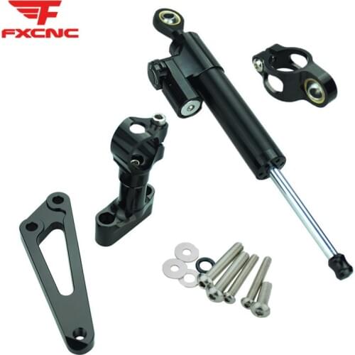 For Honda CB600F HORNET 2007 - 2016 2015 2014 Aluminum Motorcycle Stabilizer Damper Steering Mount Bracket Holder Support Kit