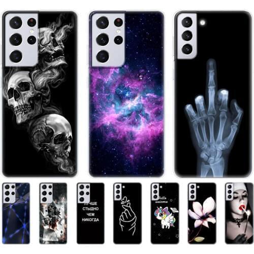 For Samsung Galaxy S21 | S21+ | S21 Ultra 5G Case For Samsung S21 plus Phone Cover GalaxyS21 S 21 Silicon TPU Bumper Back Funda