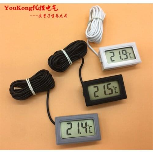 Digital Thermometer Inside Outside Digital Aquarium Temperature Sensor Electronic 2018 HOT New Temperature Tools TPM-10