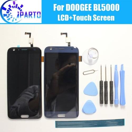 DOOGEE BL5000 LCD Display+Touch Screen 100% Original Tested LCD Digitizer Glass Panel Replacement For DOOGEE BL5000
