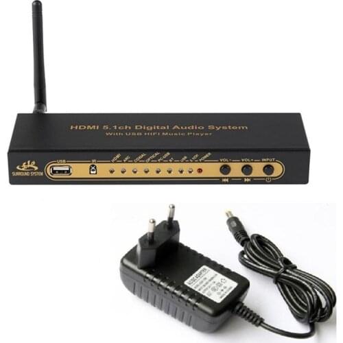 HD851BT DTS AC3 5.1 Audio Converter Decoder HDMI Extractor 4K ARC SPDIF Coxial Optical Splitter with Bluetooth