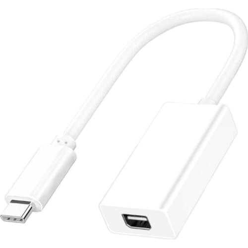 HOT!USB-C to Mini Display Port Adapter USB 3.1 Type C (Thunderbolt 3) to Thunderbolt 2 Adapter For MacBook Pro