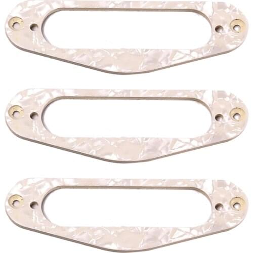 Metal Single Coil Neck Pickup Surround Ring For Guitar Parts