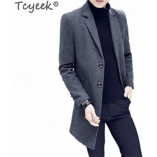 Мужские осенние пальто Tcyeek China At AliExpress