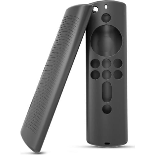 Protective Case 5.9 Inch Cover Soft Silicone Skin Sleeve Shockproof Anti-Slip Replacement for Amazon Fire TV Stick 4K Remote