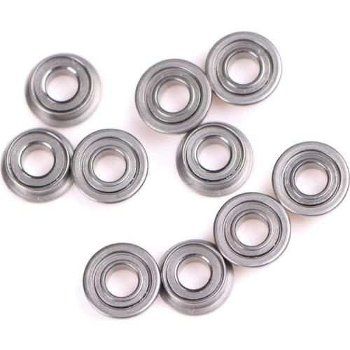 10pcs/lot MF63zz Metal Double Shielded Miniature Deep Groove Flanged Ball Bearings 3x6x2.5mm For 3D Printer