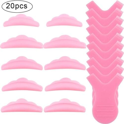 10pcs Lash Lift Brush Y Shape Comb Eyelash Brush And 5pairs Silicone Eyelash Curler Pad Lash Lift Curl Eye Lash Applicator Tools