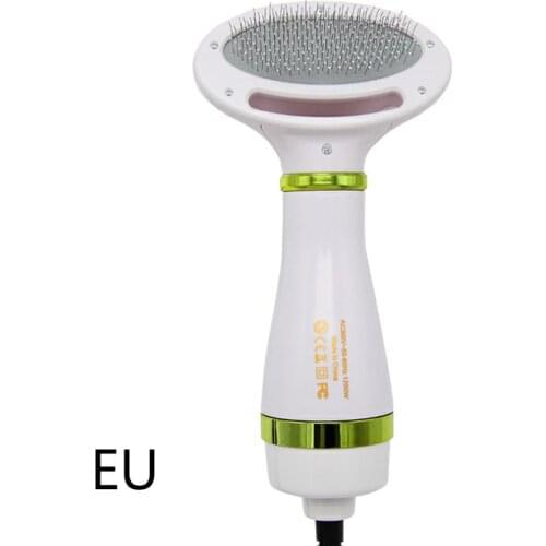 2-In-1 Portable Dog Hair Dryer And Comb Brush Electric Pet Grooming Cat Hair Comb Low Noise Dog Fur Blower